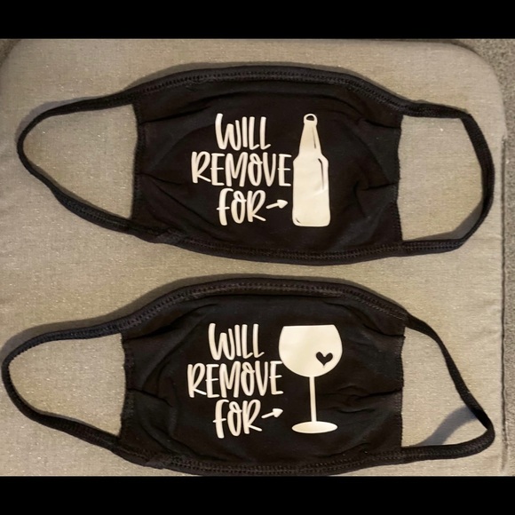 ⚡️HP⚡️Set of 3 layer unisex beer/wine face… - Picture 2 of 7